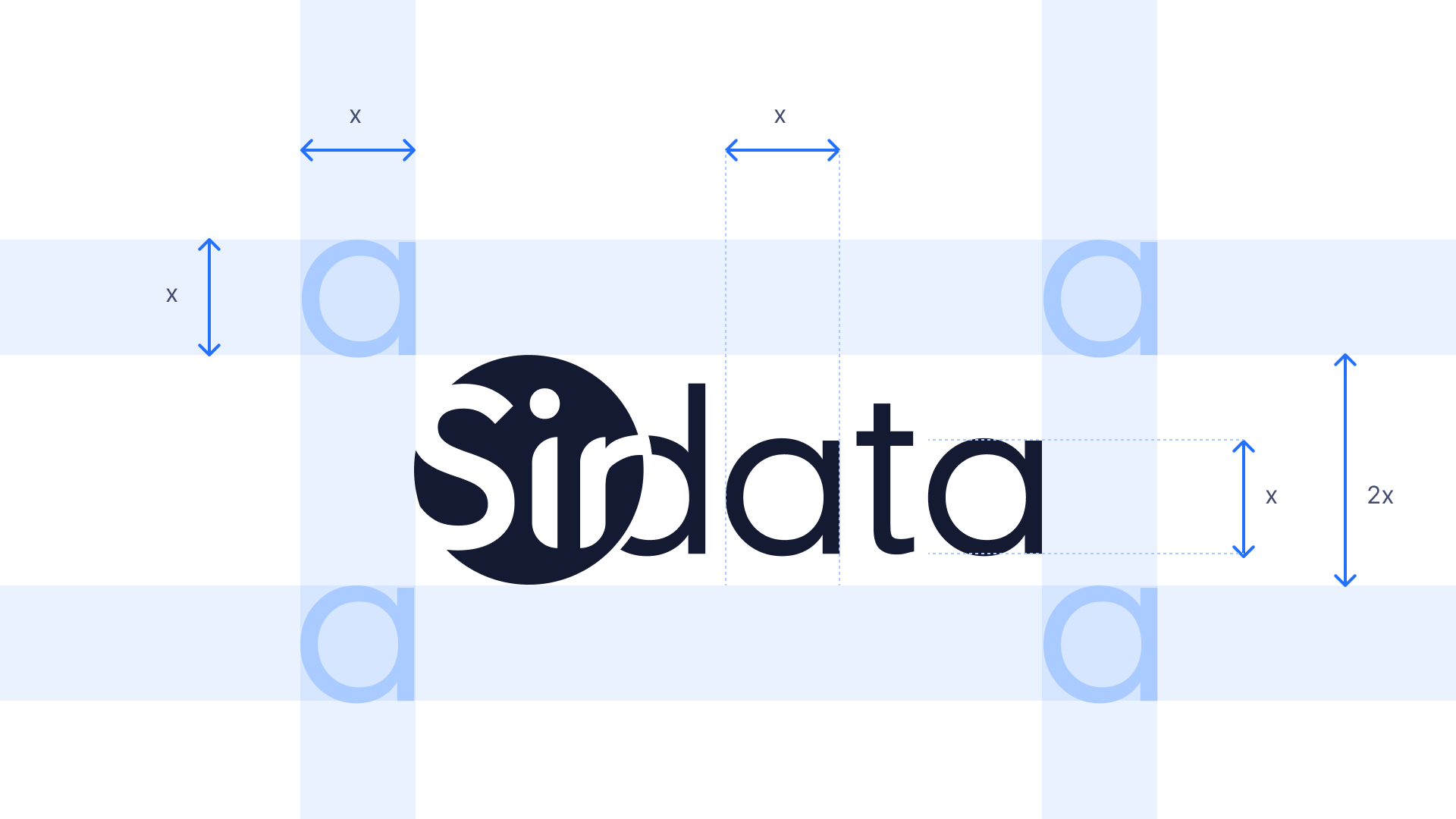 Logo Sirdata - planche de clearspace x